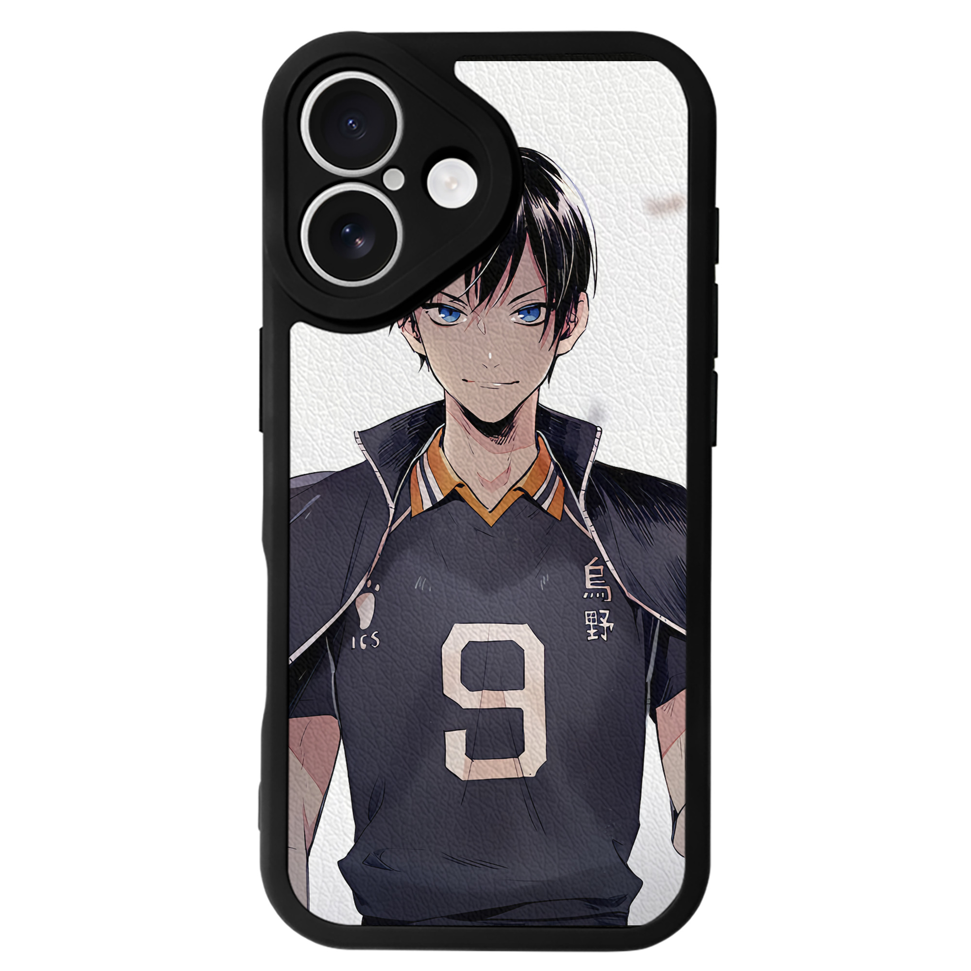 （画像用） ハイキュー!! Haikyu!! 【iPhone 16シリーズ対応】シリコンスマホケース（レザー調） 材質：シリコン